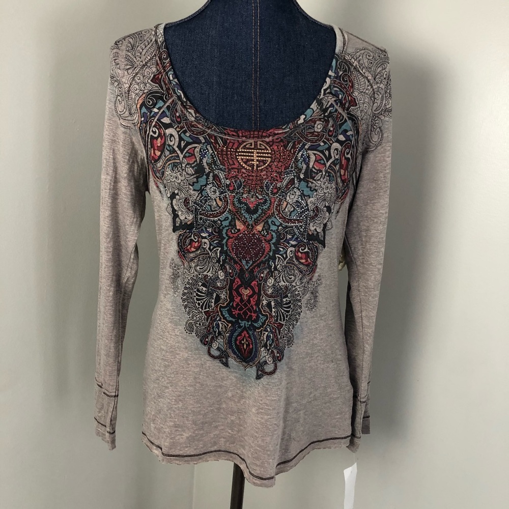 One world live and let live Sz L NET Boho